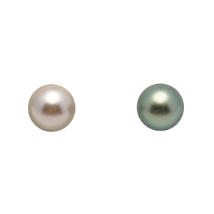 2pcs Multicolor 8.8mm - SR AAA/AA Quality Tahitian Pearl Pair ER1977 LP3