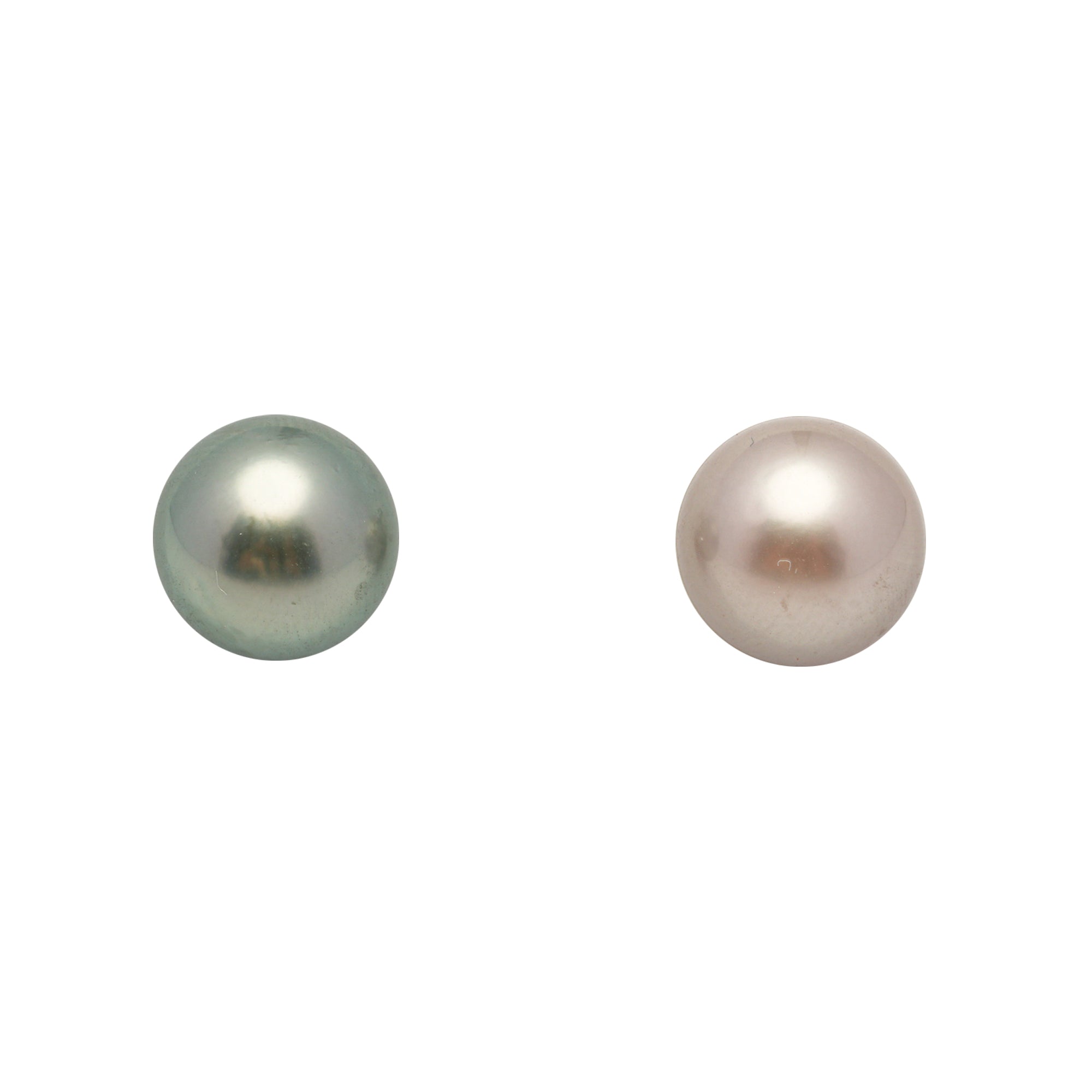 2pcs Multicolor 9.8mm - RSR AAA/AA Quality Tahitian Pearl Pair ER1978 LP3