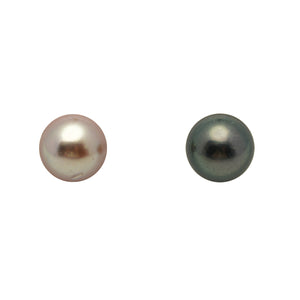 2pcs Multicolor 8.1mm - SR AAA Quality Tahitian Pearl Pair ER1980 LP3