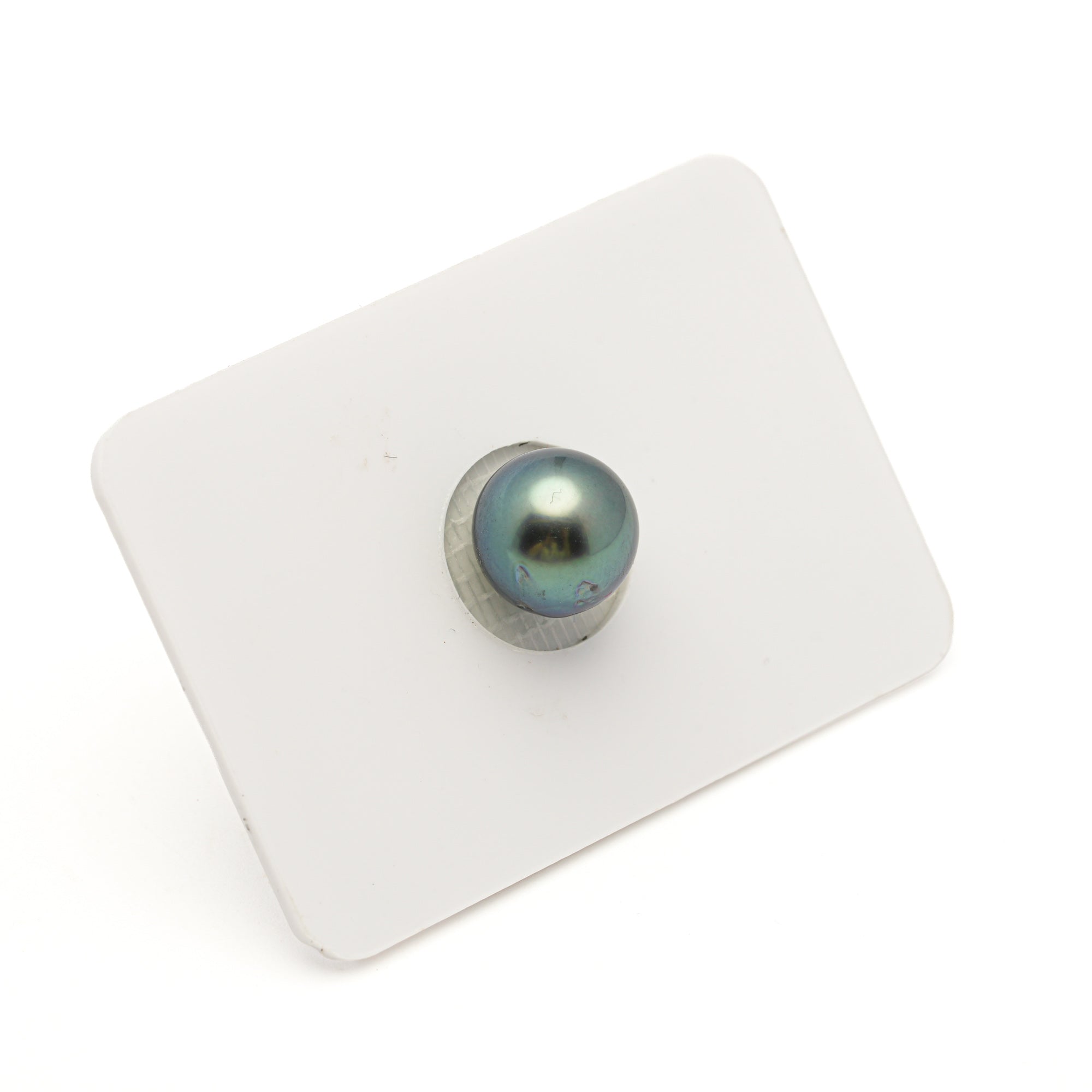 1pcs Blue Green 9.6mm - RSR AAA/AA Quality Tahitian Pearl Single LP2571 LP3