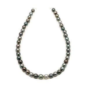 43pcs Multicolor 9-10mm - SR/NR AAA/AA Quality Tahitian Pearl Necklace NL1803 LP5