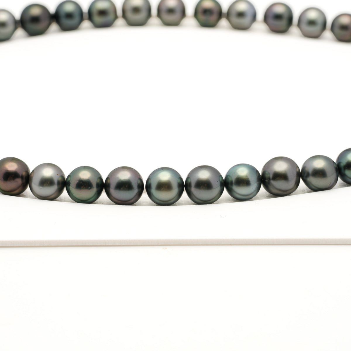 43pcs Multicolor 9-10mm - SR/NR AAA/AA Quality Tahitian Pearl Necklace NL1803 LP5