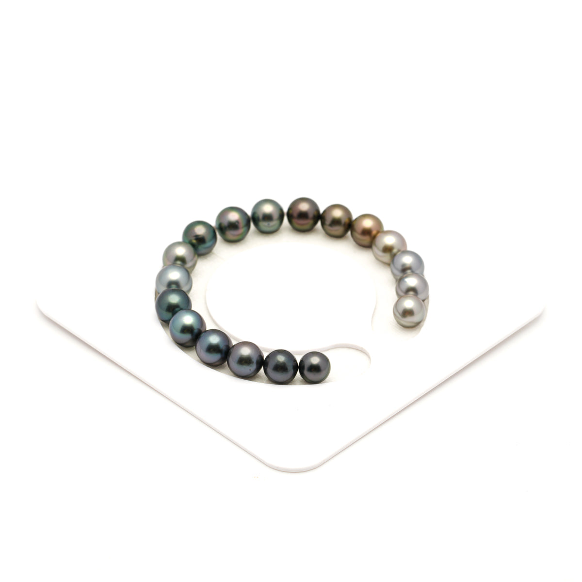 18pcs Multicolor 8-9mm - RSR AAA/AA Quality Tahitian Pearl Bracelet BR2551 LP5