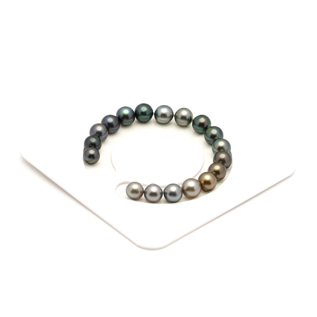 18pcs Multicolor 8-9mm - RSR AAA/AA Quality Tahitian Pearl Bracelet BR2551 LP5