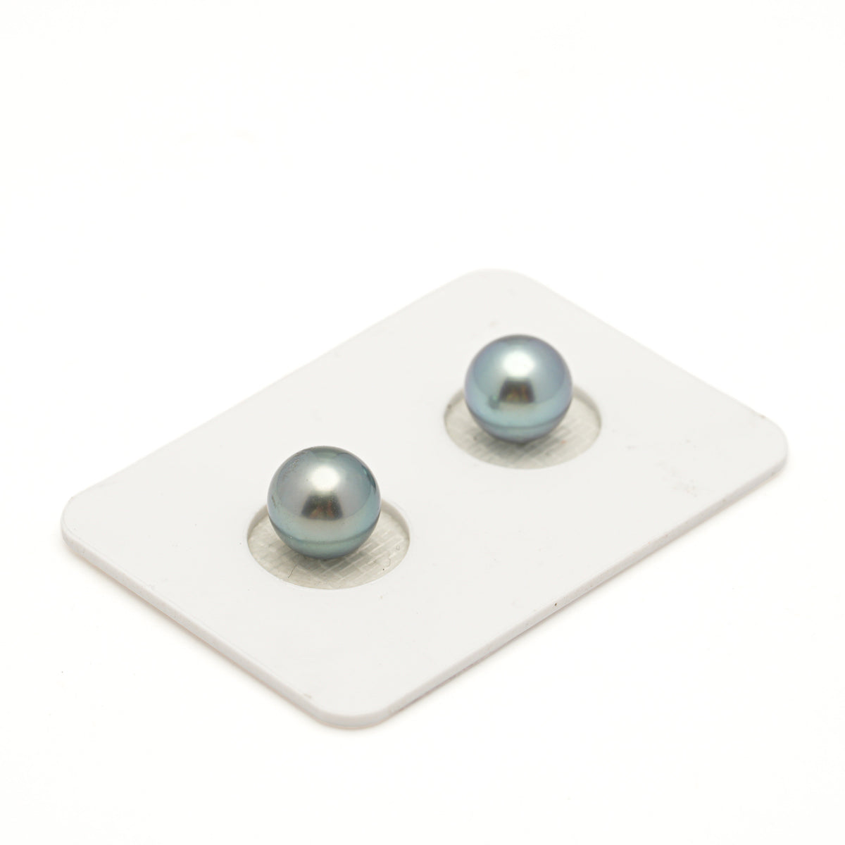 2pcs Blue 8.4-8.5mm - RSR AAA Quality Tahitian Pearl Pair ER1985 LP5