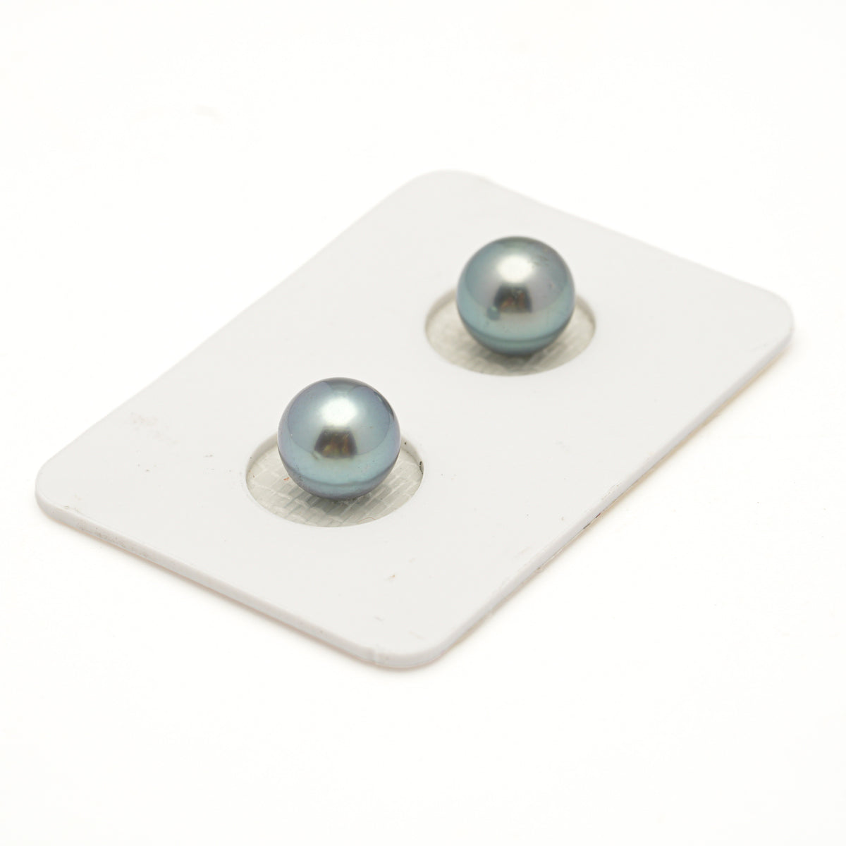 2pcs Blue 8.4-8.5mm - RSR AAA Quality Tahitian Pearl Pair ER1985 LP5