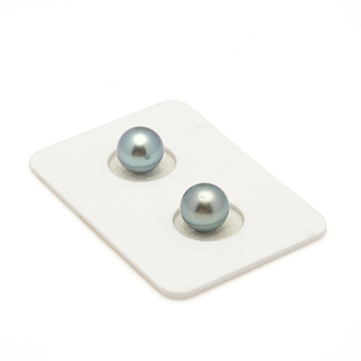 2pcs Blue 8.4-8.5mm - RSR AAA Quality Tahitian Pearl Pair ER1985 LP5