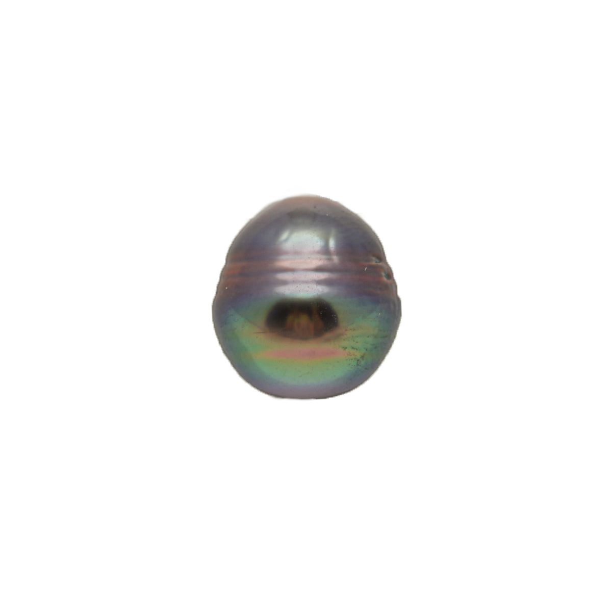 1pcs "High Luster" Purple Green 9.1mm - CL AAA/AA Quality Tahitian Pearl Single LP2594 LP5