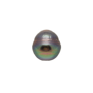 1pcs "High Luster" Purple Green 9.1mm - CL AAA/AA Quality Tahitian Pearl Single LP2594 LP5