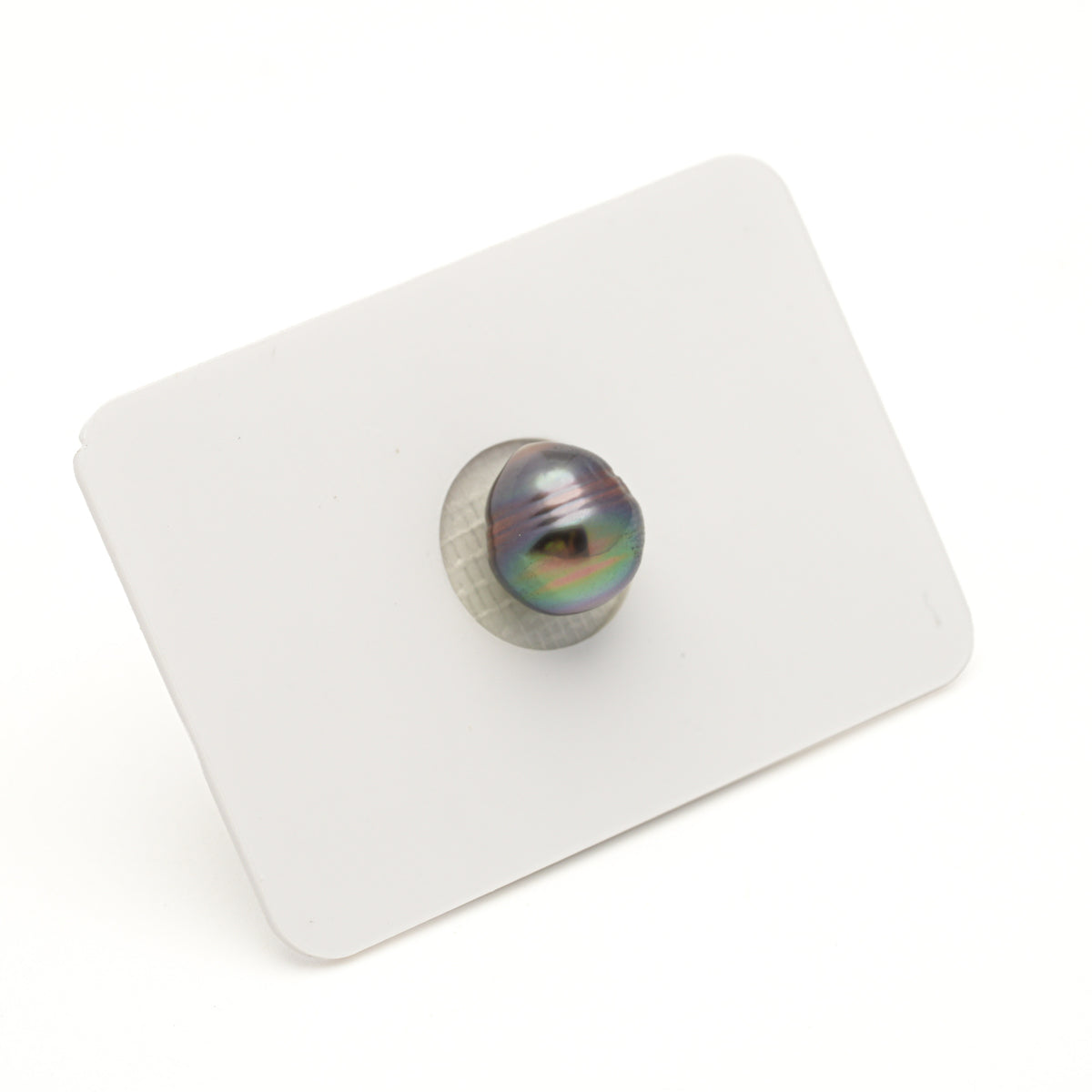 1pcs "High Luster" Purple Green 9.1mm - CL AAA/AA Quality Tahitian Pearl Single LP2594 LP5