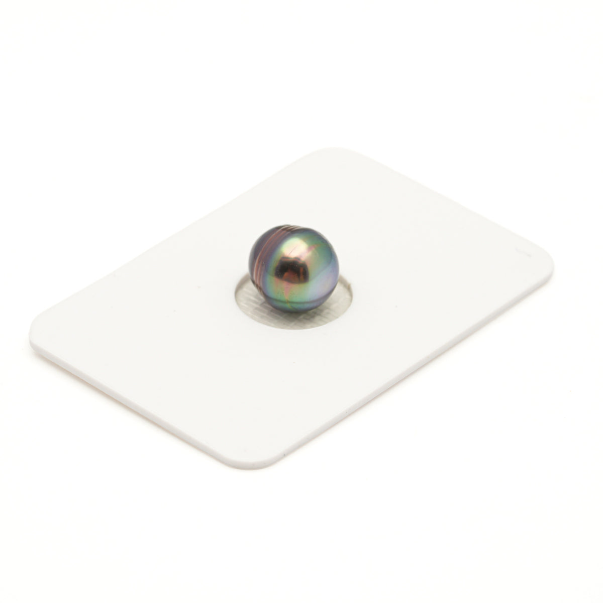 1pcs "High Luster" Purple Green 9.1mm - CL AAA/AA Quality Tahitian Pearl Single LP2594 LP5