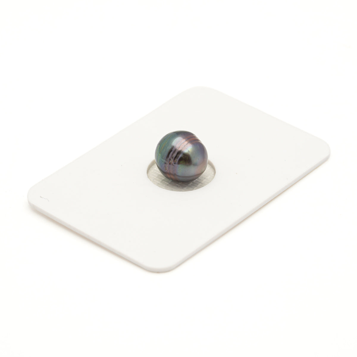 1pcs "High Luster" Purple Green 9.1mm - CL AAA/AA Quality Tahitian Pearl Single LP2594 LP5