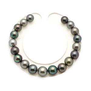 19pcs Multicolor 8-9mm - SR/NR AAA/AA Quality Tahitian Pearl Bracelet BR2556 LP5