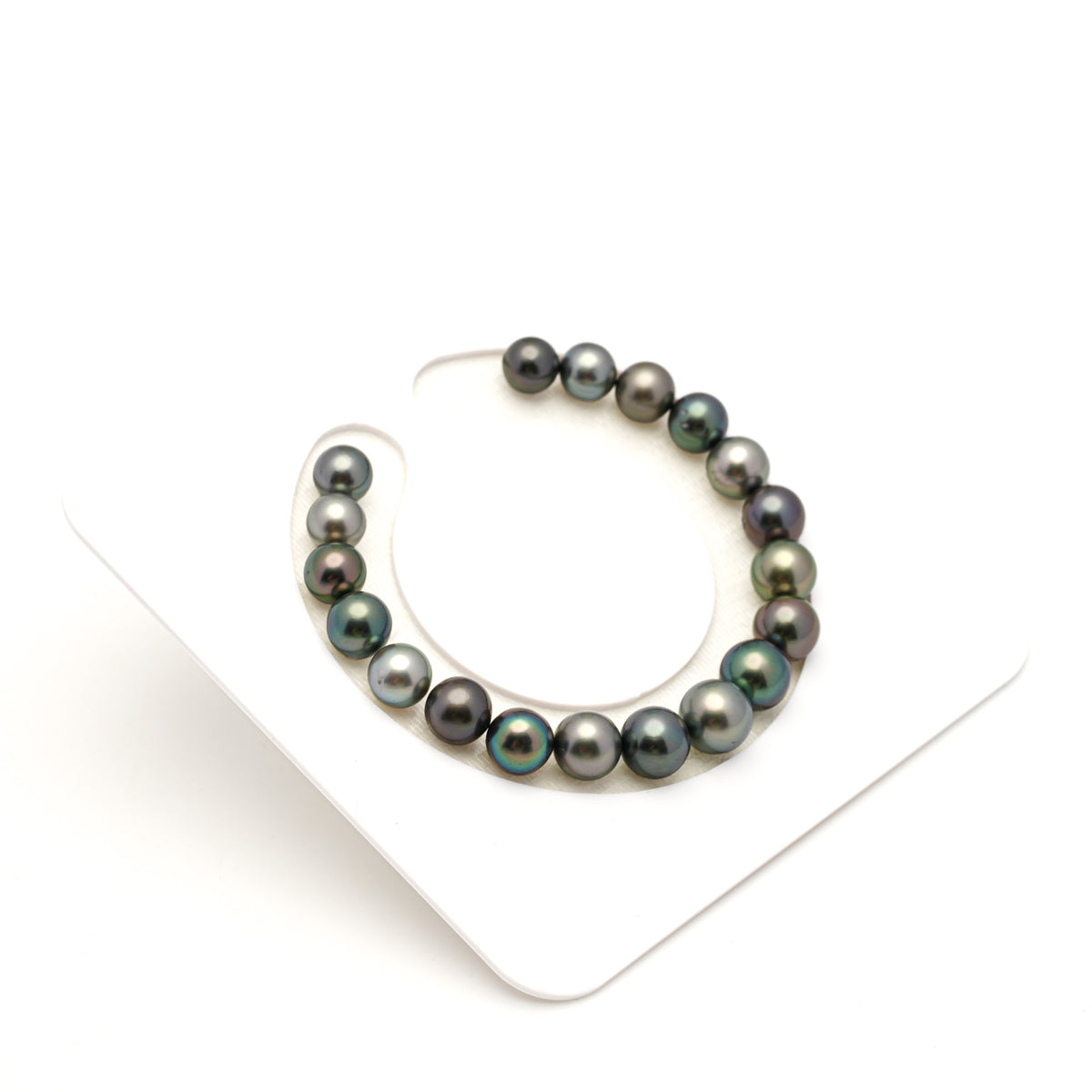 19pcs Multicolor 8-9mm - SR/NR AAA/AA Quality Tahitian Pearl Bracelet BR2556 LP5