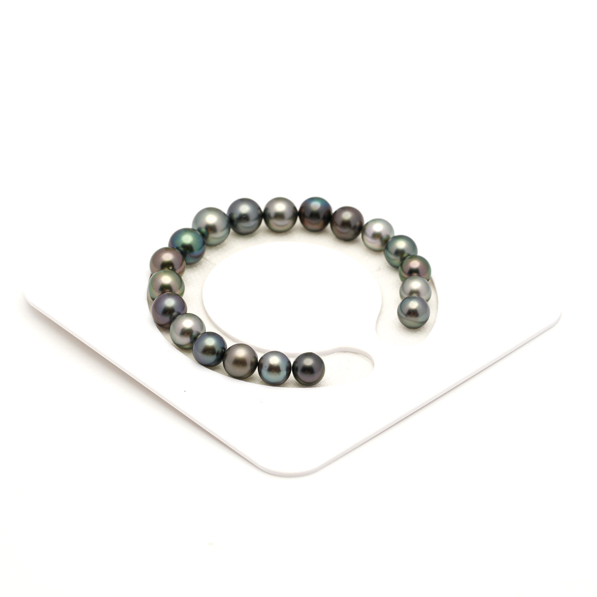 19pcs Multicolor 8-9mm - SR/NR AAA/AA Quality Tahitian Pearl Bracelet BR2556 LP5