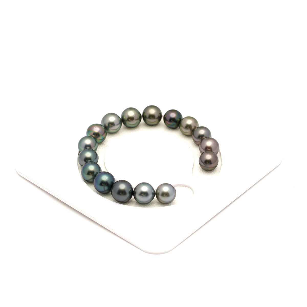16pcs Multicolor 9-10mm - SR/NR AAA/AA Quality Tahitian Pearl Bracelet BR2548 LP5