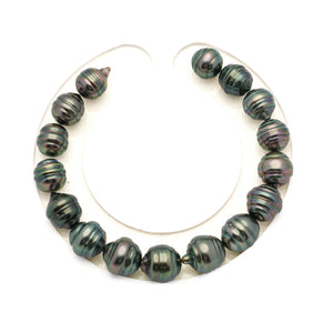16pcs Green 8-10mm - CL AAA/AA Quality Tahitian Pearl Bracelet BR2547 LP5