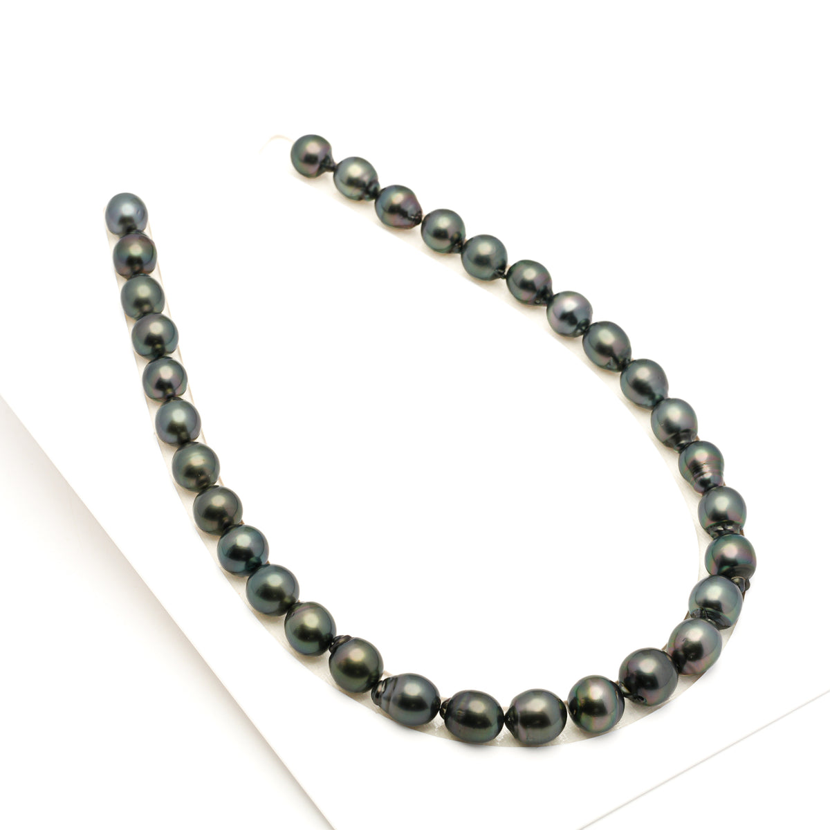 32pcs Green 11-13mm - SB AAA Quality Tahitian Pearl Necklace NL1809 LP5