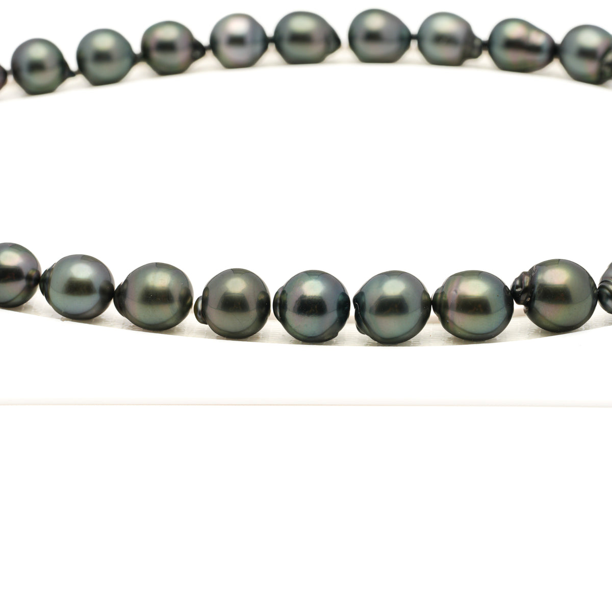 32pcs Green 11-13mm - SB AAA Quality Tahitian Pearl Necklace NL1809 LP5