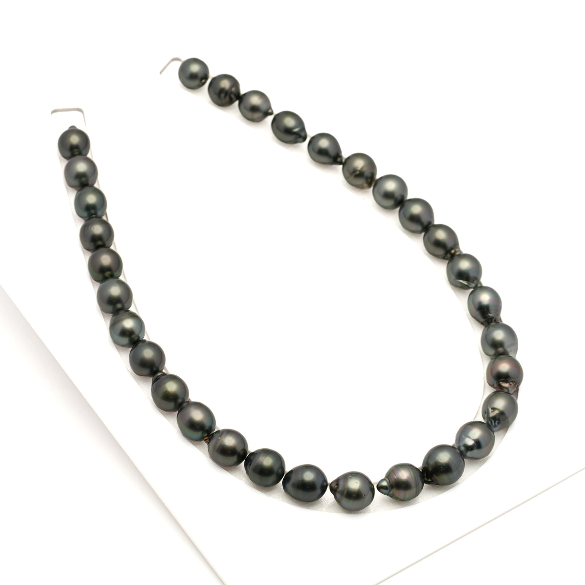 31pcs Green Mix 11-12mm - SB AAA/AA Quality Tahitian Pearl Necklace NL1810 LP5