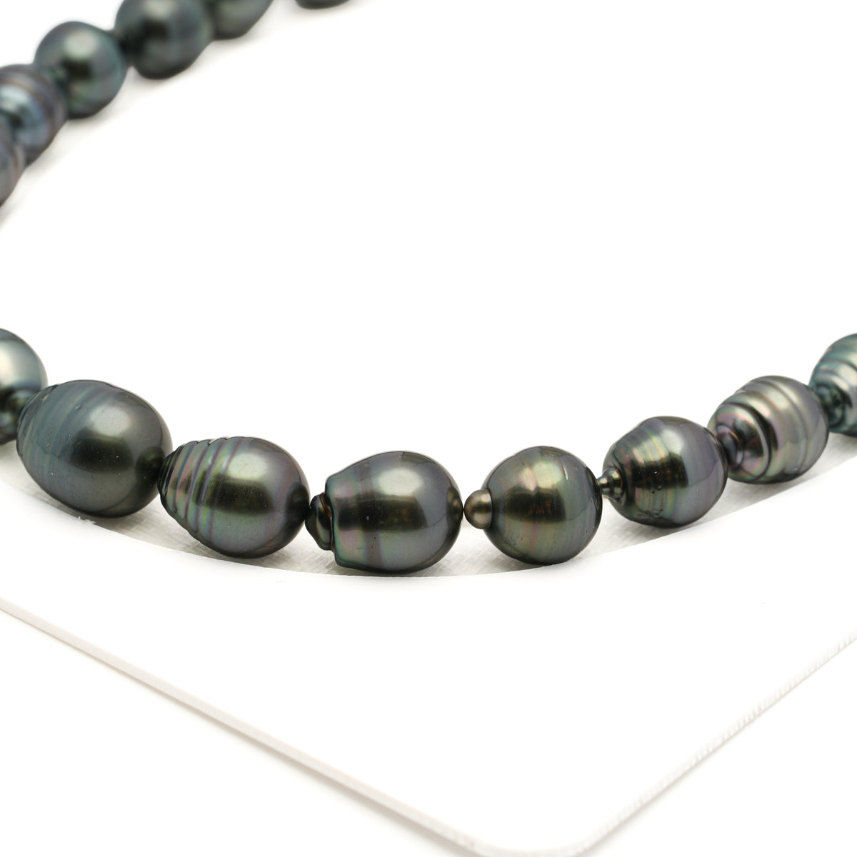 31pcs Blue 11-13mm - SB/CL AAA Quality Tahitian Pearl Necklace NL1807 LP5
