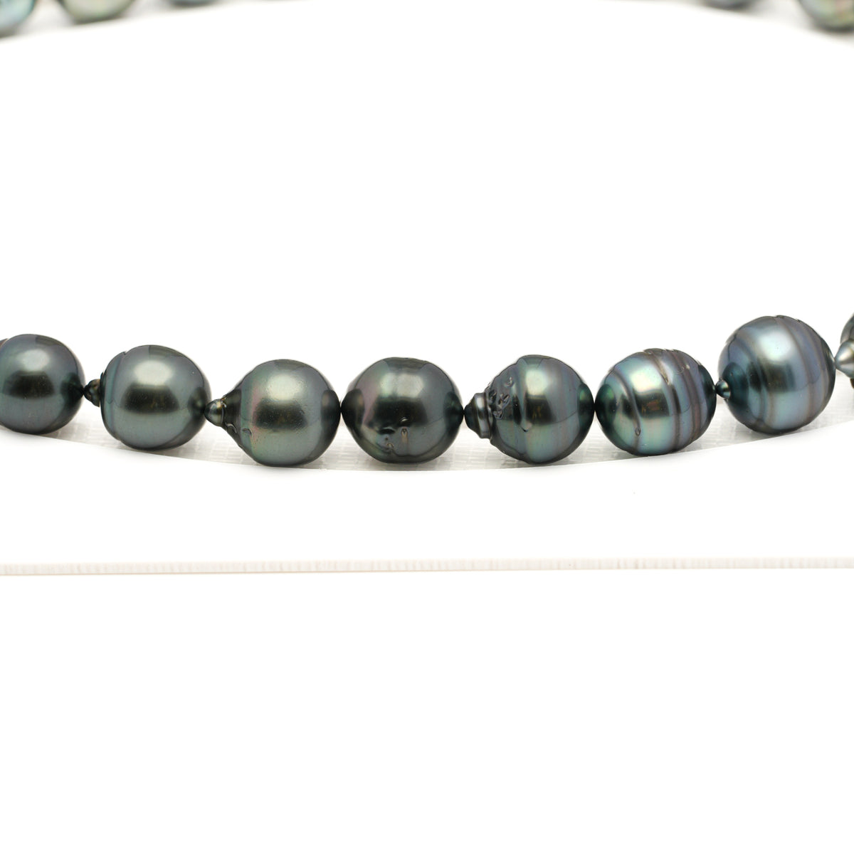 31pcs Blue 11-13mm - SB/CL AAA Quality Tahitian Pearl Necklace NL1807 LP5