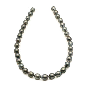 31pcs Green Mix 11-12mm - SB AAA/AA Quality Tahitian Pearl Necklace NL1808 LP5