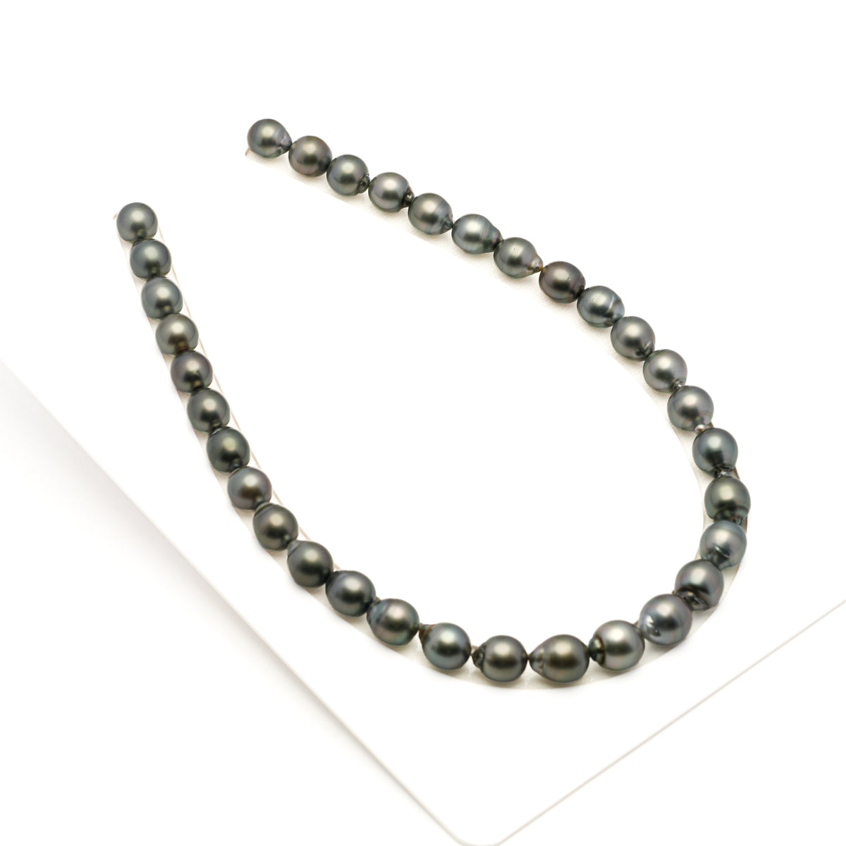 31pcs Green Mix 11-12mm - SB AAA/AA Quality Tahitian Pearl Necklace NL1808 LP5