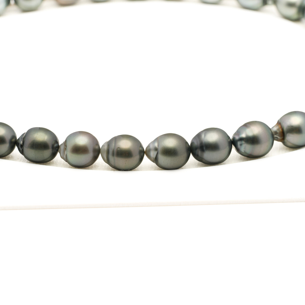 31pcs Green Mix 11-12mm - SB AAA/AA Quality Tahitian Pearl Necklace NL1808 LP5