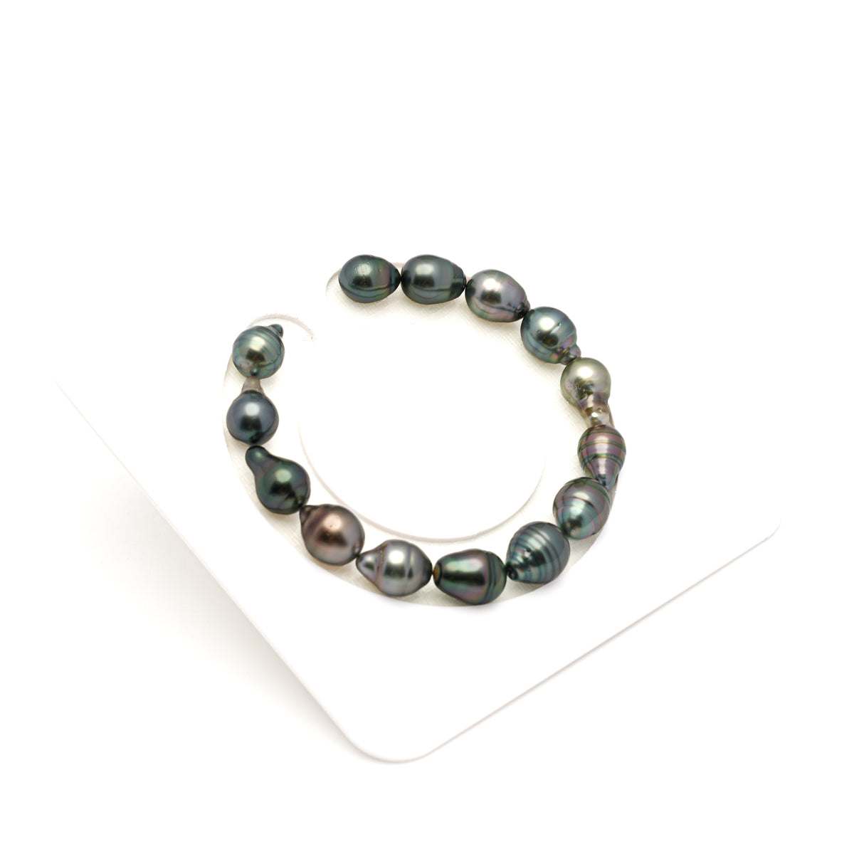14pcs Multicolor 8-10mm - CL AA/AAA Quality Tahitian Pearl Bracelet BR2562 LP5 LP5