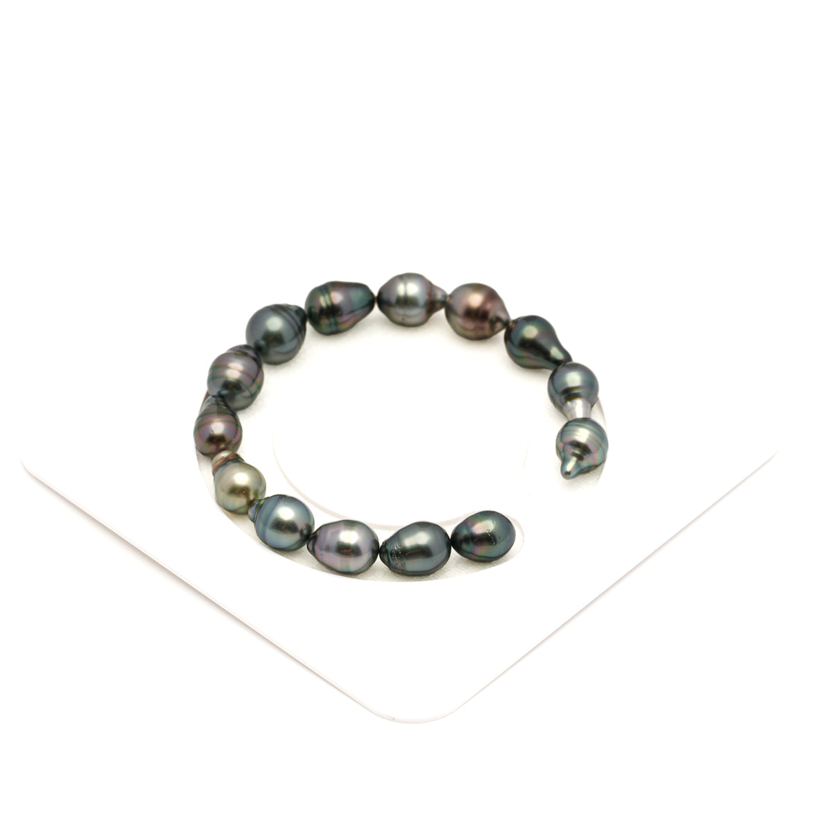 14pcs Multicolor 8-10mm - CL AA/AAA Quality Tahitian Pearl Bracelet BR2562 LP5 LP5