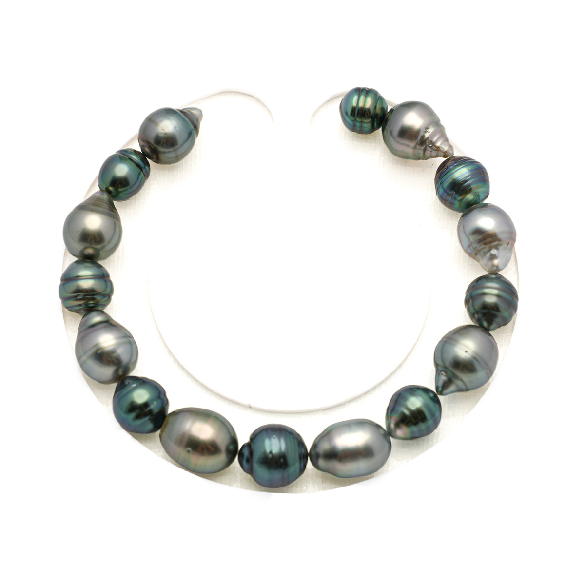 16pcs Light 7-10mm - CL AA/AAA Quality Tahitian Pearl Bracelet BR2560 LP5