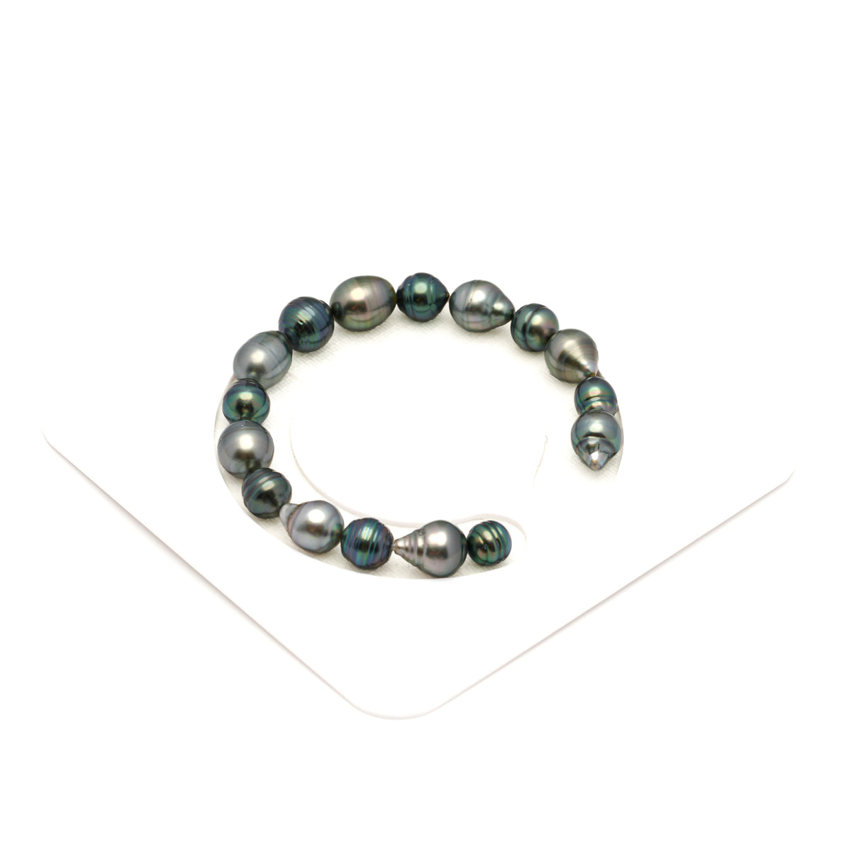 16pcs Light 7-10mm - CL AA/AAA Quality Tahitian Pearl Bracelet BR2560 LP5
