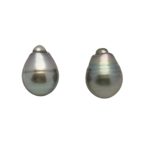 2pcs Gray 12.2mm - SB AAA Quality Tahitian Pearl Pair ER1989 LP5