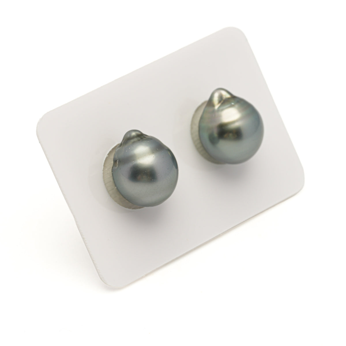 2pcs Gray 11.8-12mm - SB AAA Quality Tahitian Pearl Pair ER1993 LP5