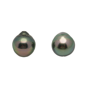 2pcs Peacock 12.1-12.2mm - SB AA Quality Tahitian Pearl Pair ER1995 LP5