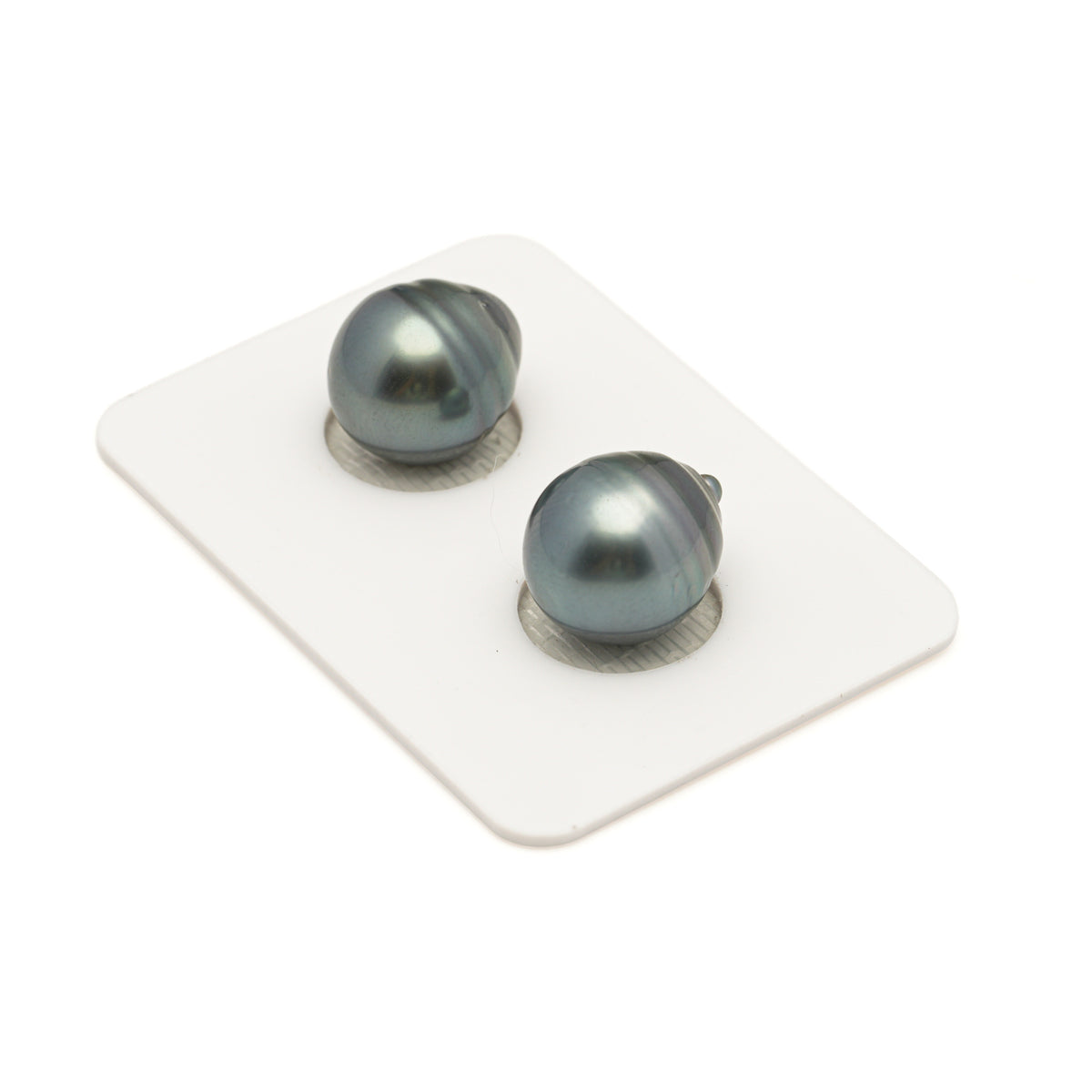 2pcs Blue 11.3-11.5mm - SB AAA Quality Tahitian Pearl Pair ER1990 LP5