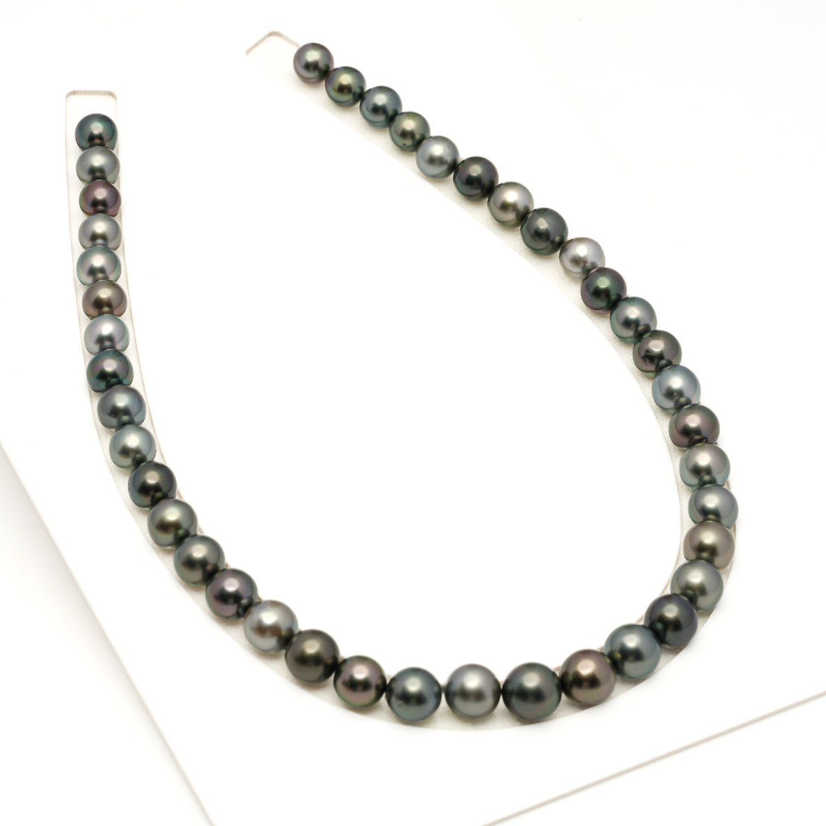 41pcs Multicolor 9-11mm - SR/NR AAA/AA Quality Tahitian Pearl Necklace NL1804 LP5