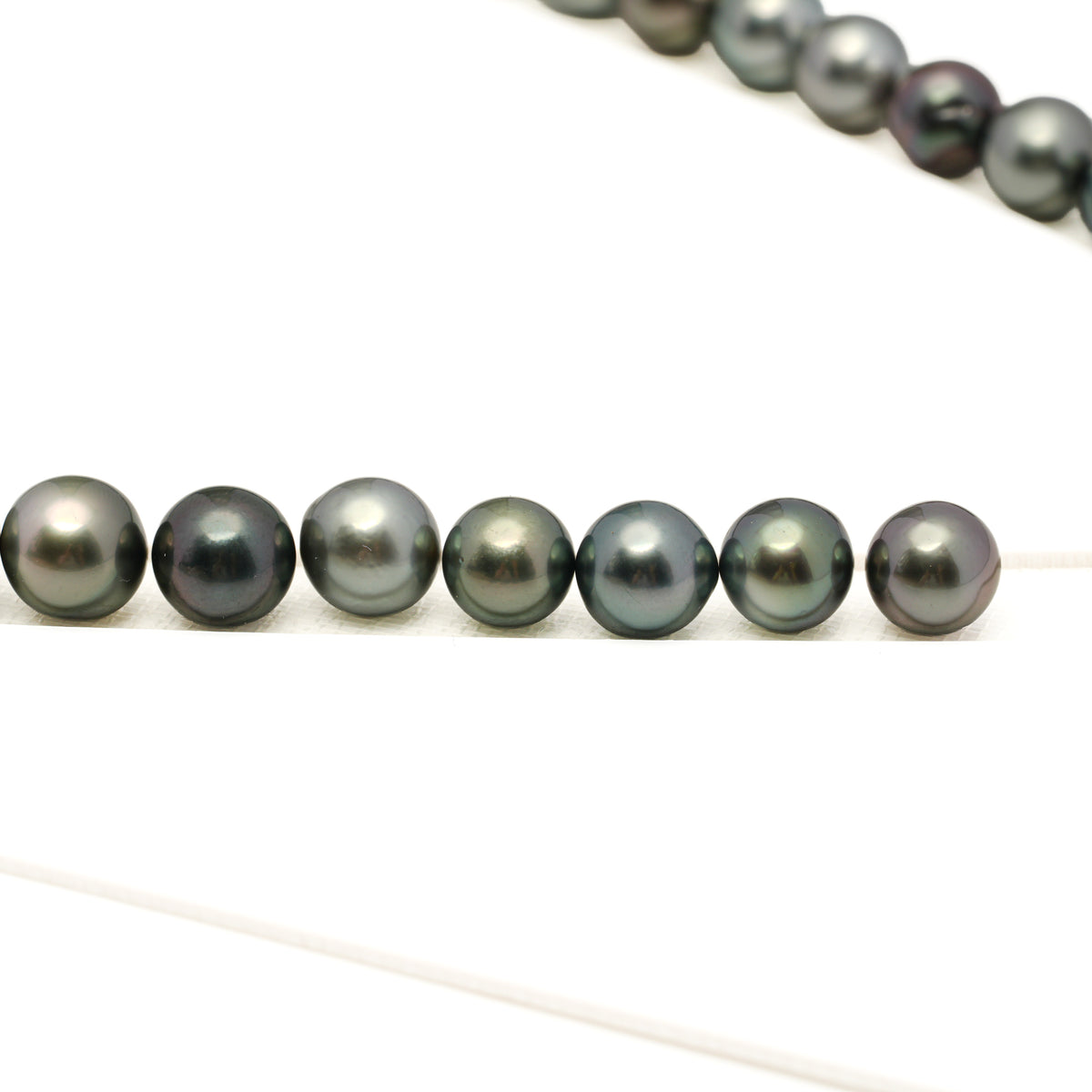 41pcs Multicolor 9-11mm - SR/NR AAA/AA Quality Tahitian Pearl Necklace NL1804 LP5