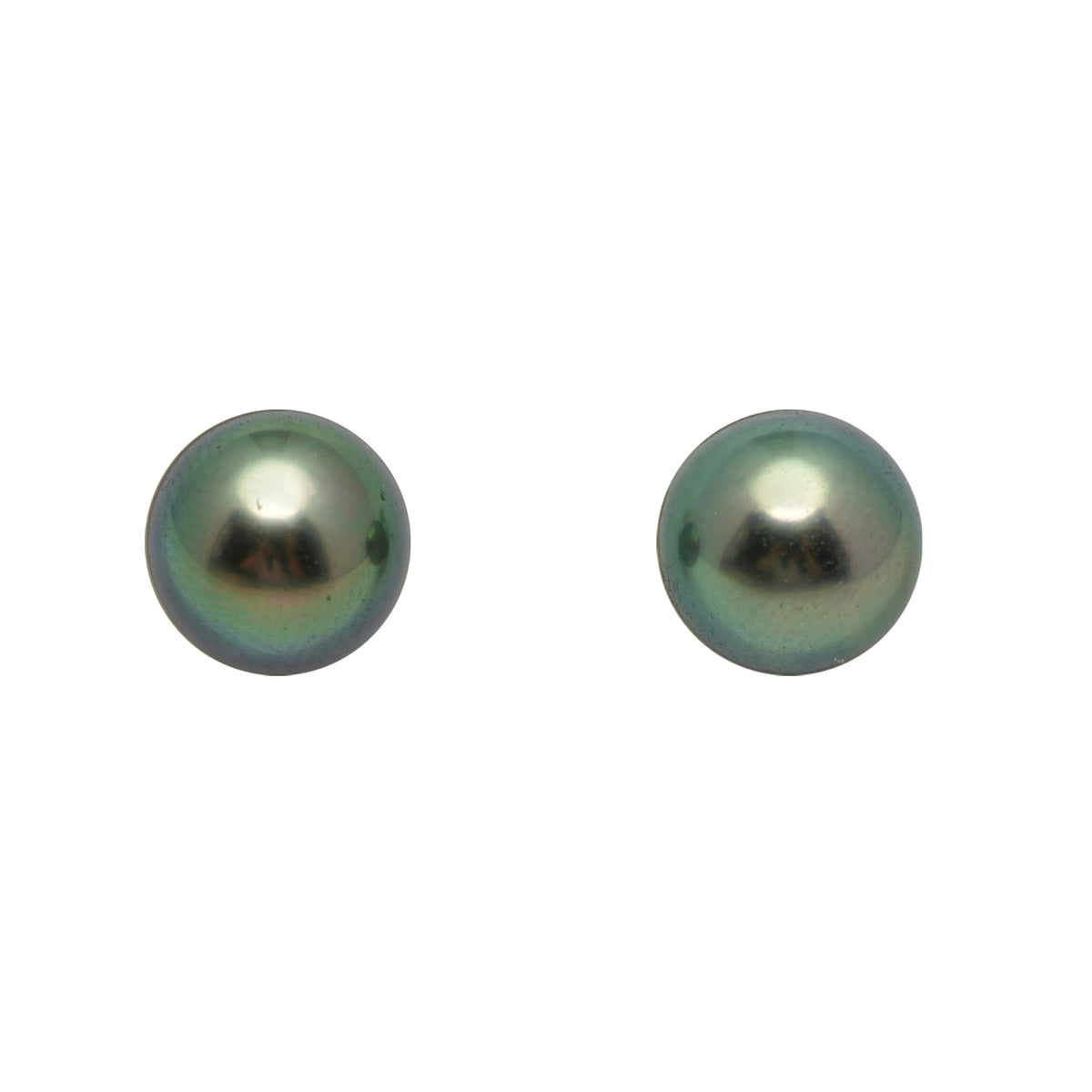 2pcs Green 8.3-8.4mm - SR/NR AAA Quality Tahitian Pearl Pair ER1987 LP5