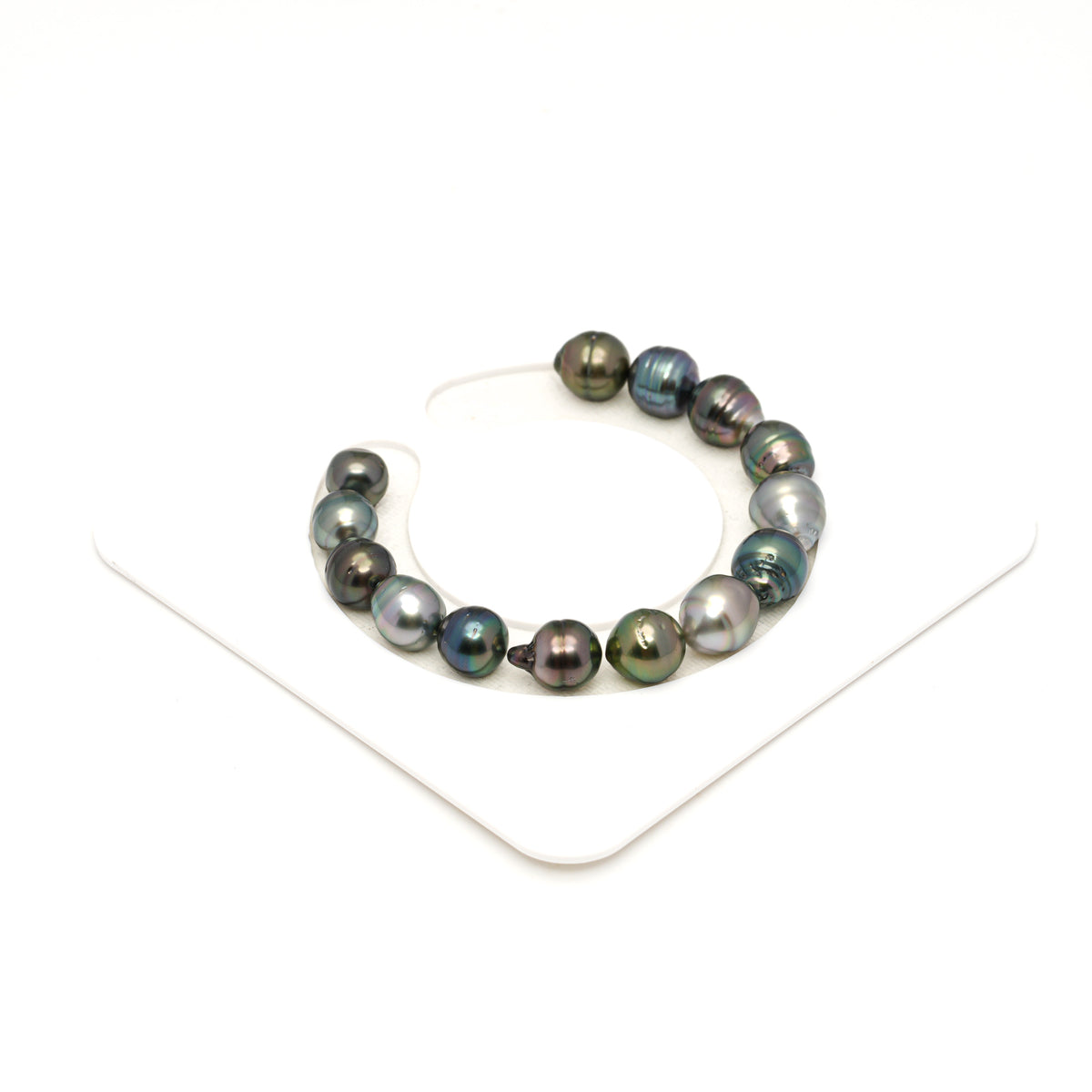 14pcs Multicolor 9-10mm - SB/CL AAA/AA Quality Tahitian Pearl Bracelet BR2538 LP5