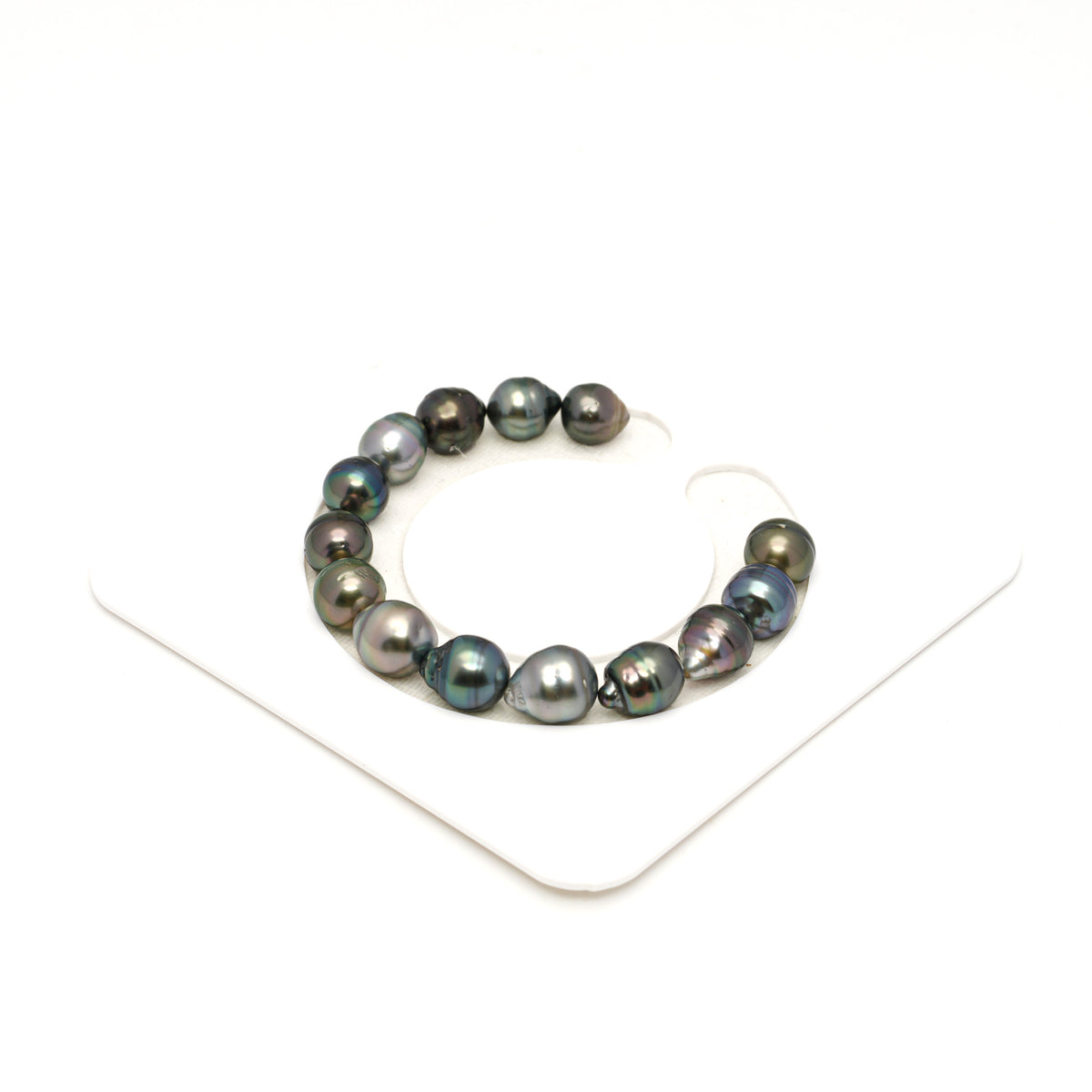 14pcs Multicolor 9-10mm - SB/CL AAA/AA Quality Tahitian Pearl Bracelet BR2538 LP5