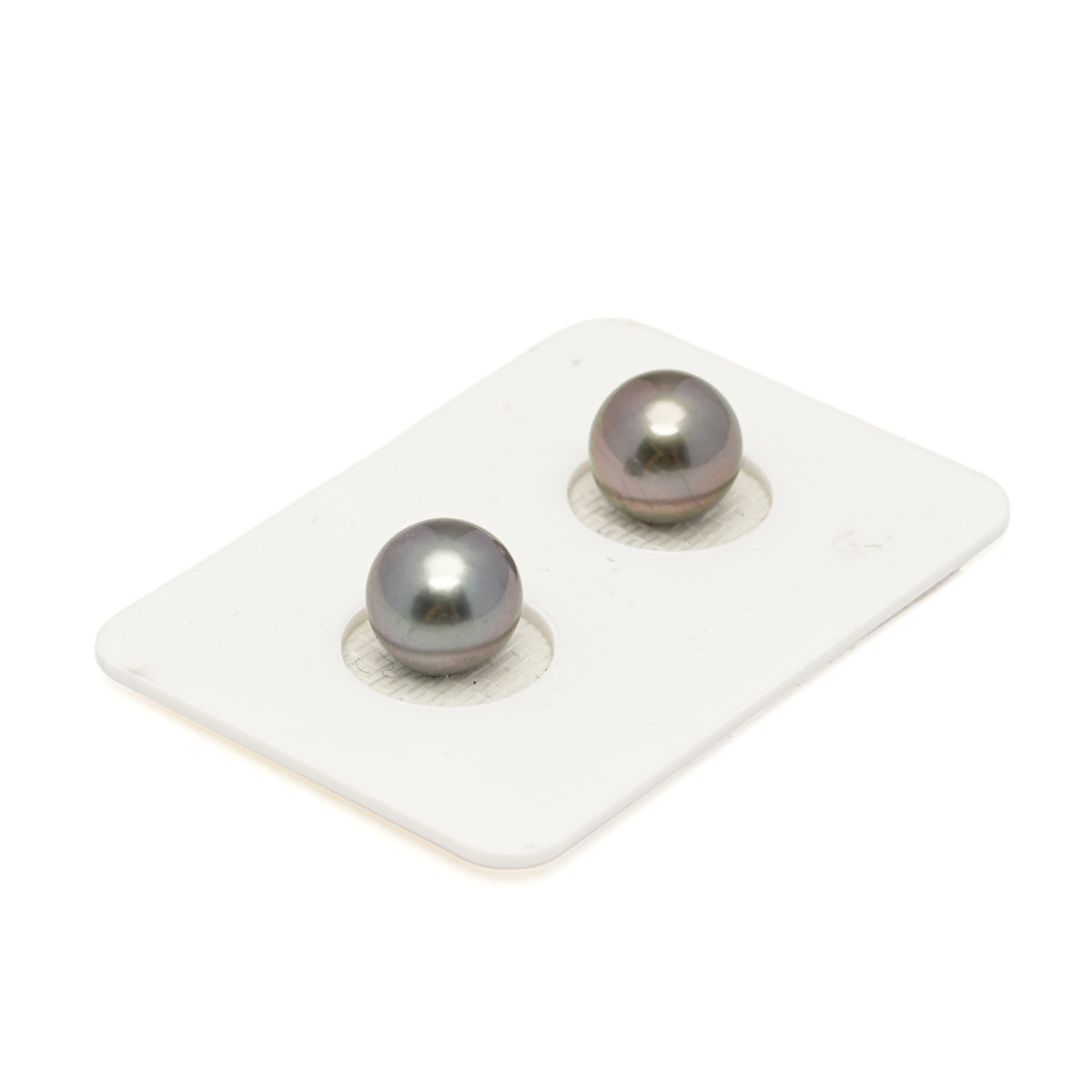 2pcs Cherry 9.1-9.2mm - SR AAA Quality Tahitian Pearl Pair ER1986 LP5
