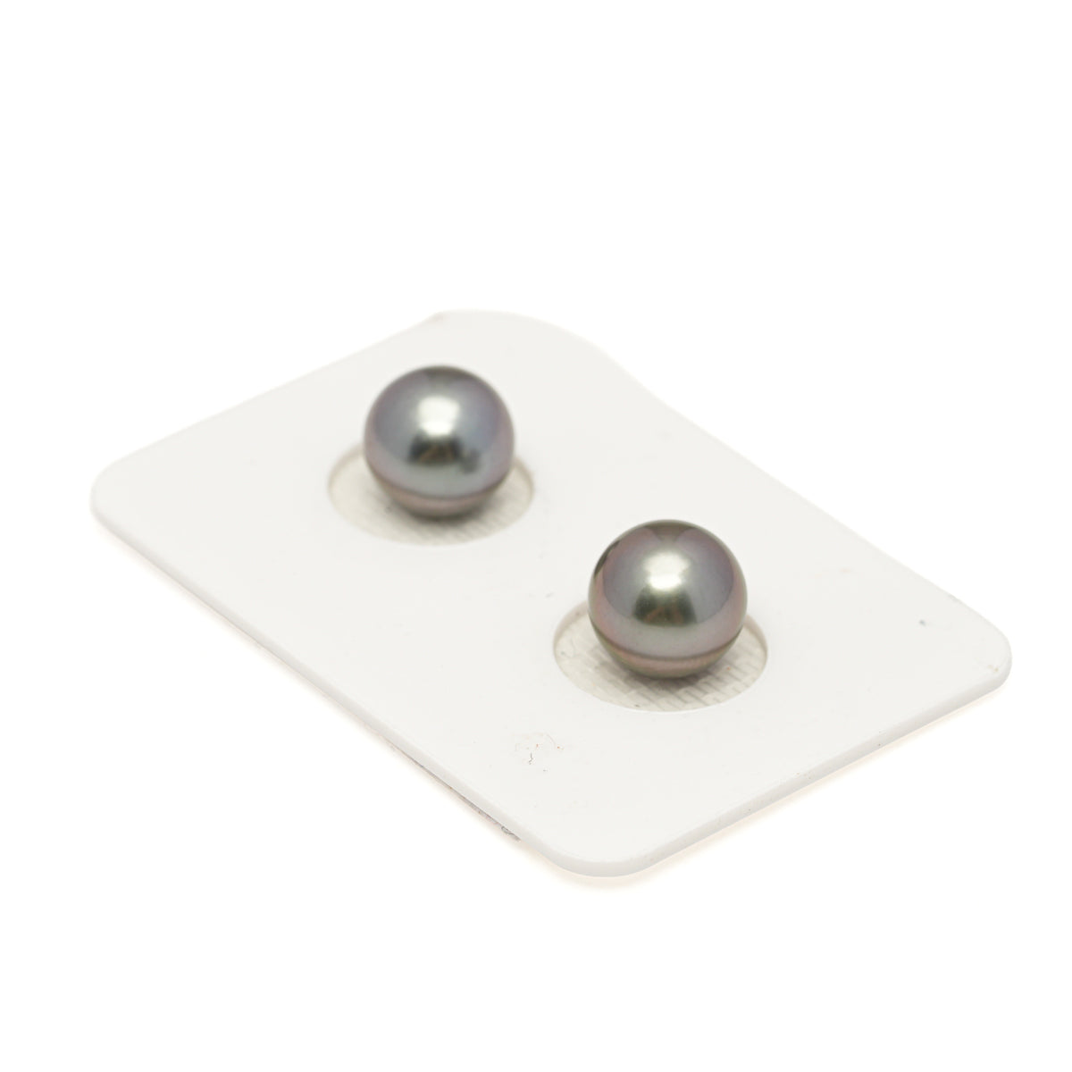 2pcs Cherry 9.1-9.2mm - SR AAA Quality Tahitian Pearl Pair ER1986 LP5