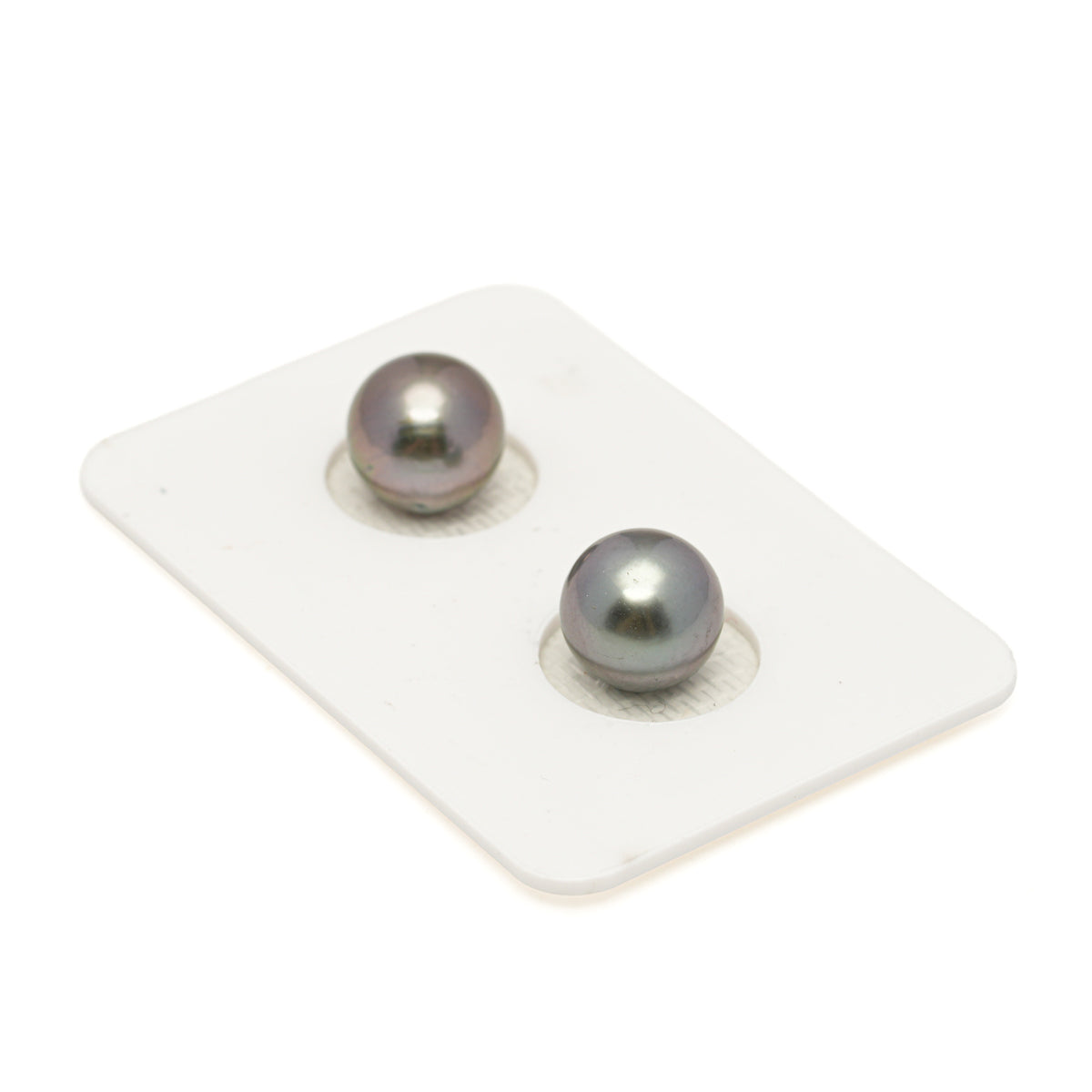 2pcs Cherry 9.1-9.2mm - SR AAA Quality Tahitian Pearl Pair ER1986 LP5