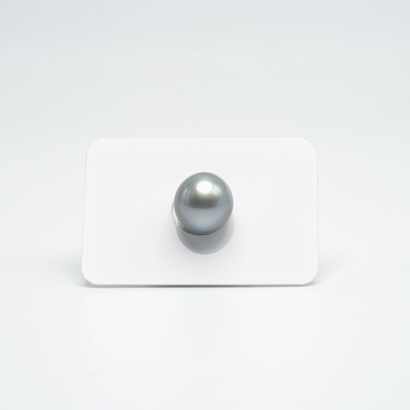1pcs Silver 12.7mm - SB/DR TOP Quality Tahitian Pearl Single LP1236