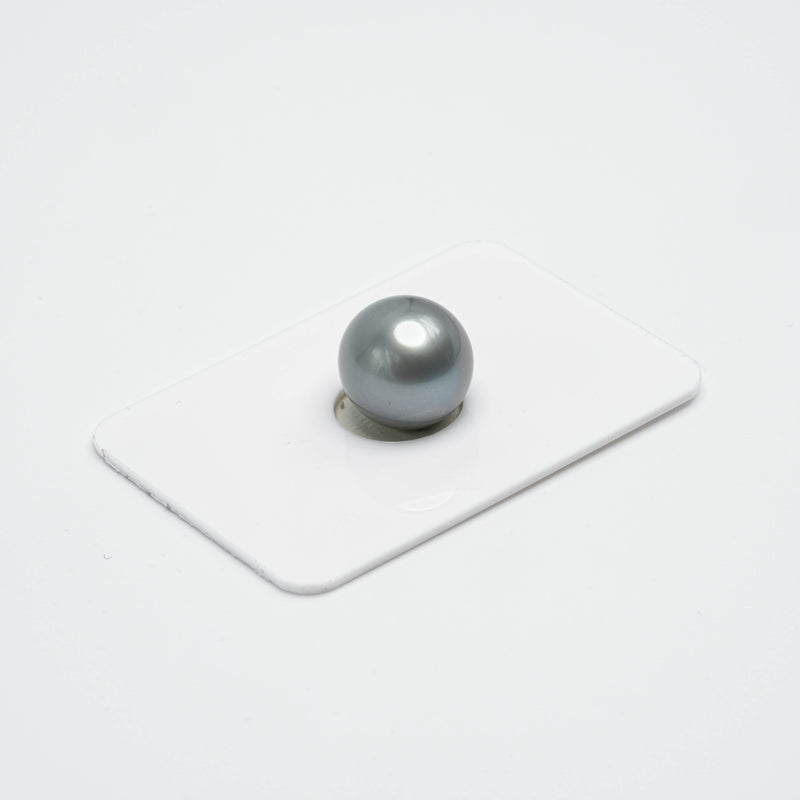 1pcs Silver 12.7mm - SB/DR TOP Quality Tahitian Pearl Single LP1236