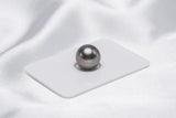 Green Single Pearl - Semi-Round 11.6mm TOP quality Tahitian Pearl - Loose Pearl jewelry wholesale