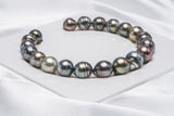 20pcs "Let's Gather" Shinny Multi Bracelet - Circle 8-10mm AAA/AA Quality Tahitian Pearl - Loose Pearl jewelry wholesale