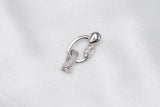 CZ stone Silver Claps for Bracelet/Necklace Limited - Loose Pearl jewelry wholesale
